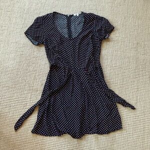 Polka Dot Black Dress